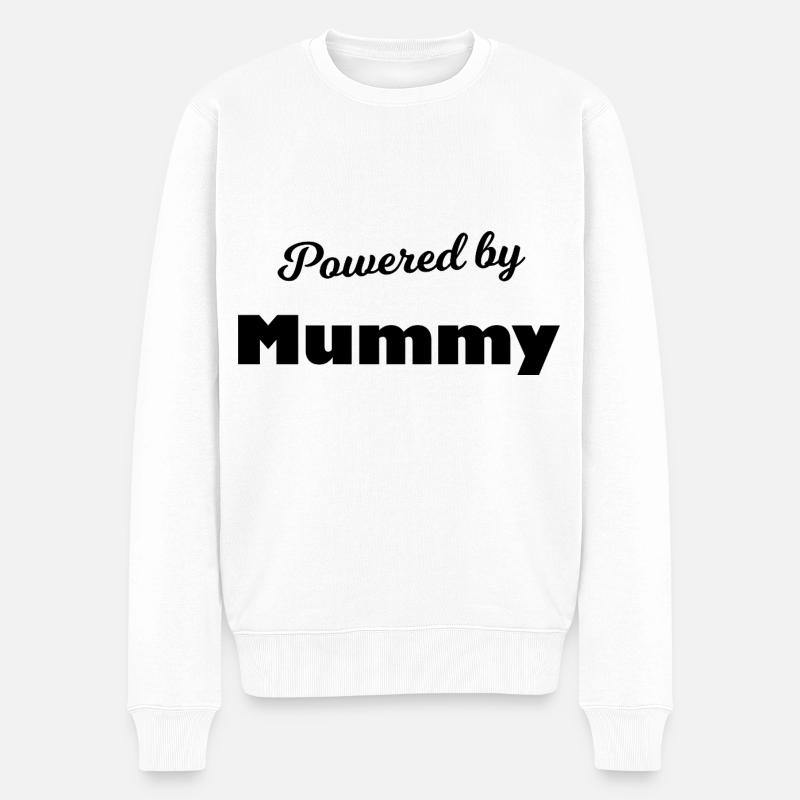 Propulsé par Mama - Pull Premium bio Homme - blanc