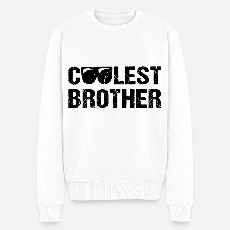 Cooles Frère Cool Bruder - Pull Premium bio Homme - blanc
