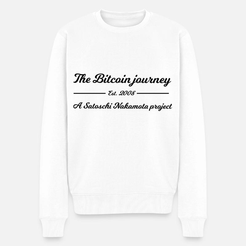 Das Krypto Projekt - Männer Premium Bio Pullover - Weiß