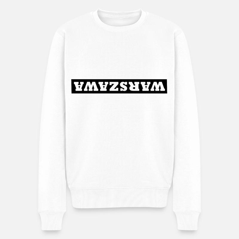 Fans de Varsovie - Pull Premium bio Homme - blanc