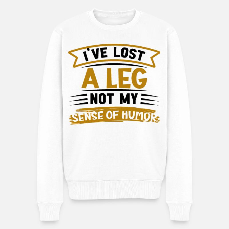 Utilisateur de fauteuil roulant - Pull Premium bio Homme - blanc