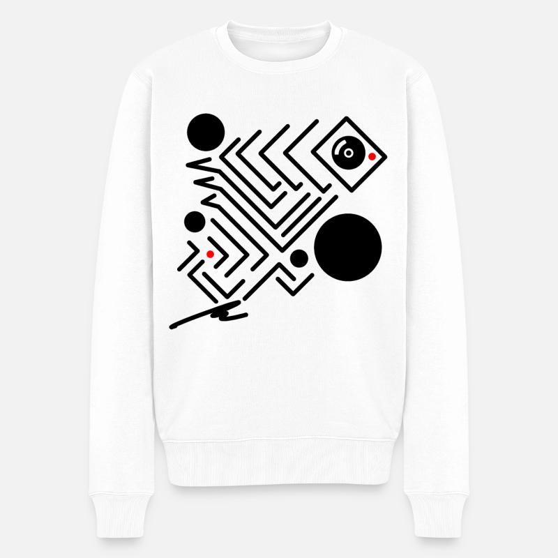 mrmrrs #16 - Männer Premium Bio Pullover - Weiß