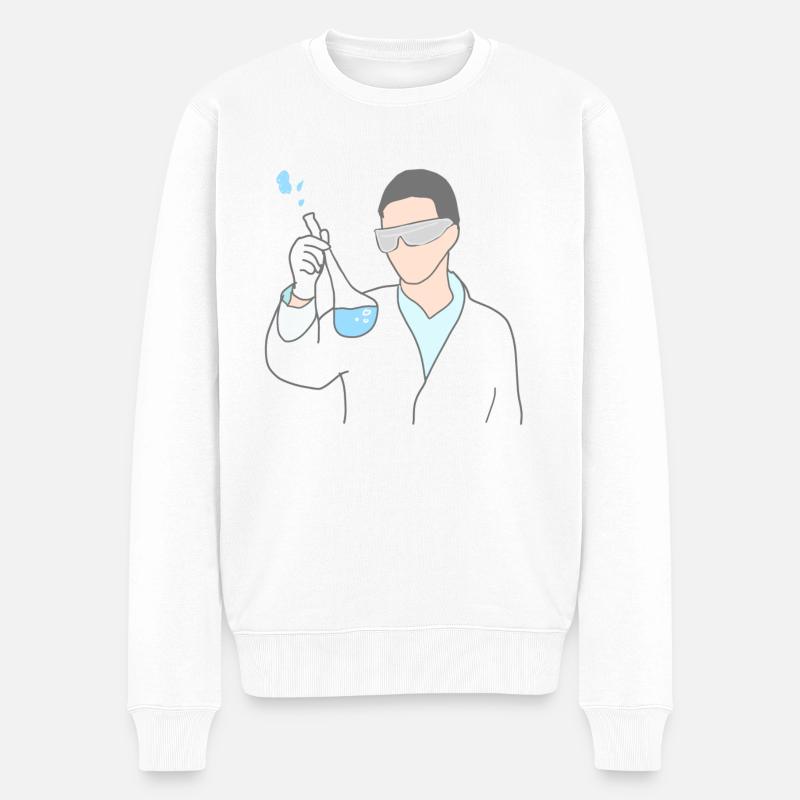 Science Chimie chimique - Pull Premium bio Homme - blanc