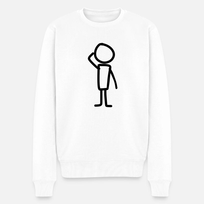 Homme homme - Pull Premium bio Homme - blanc