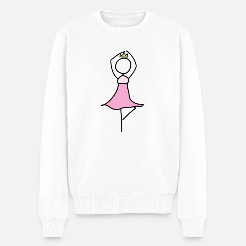 princesse danseuse - Pull Premium bio Homme - blanc