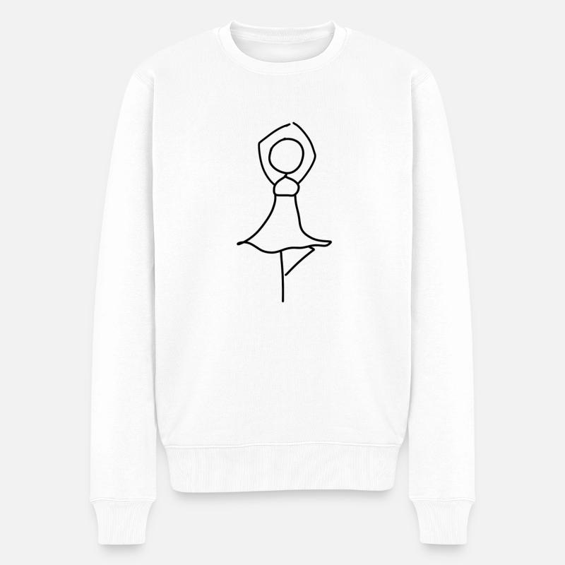 Danseuse danse - Pull Premium bio Homme - blanc