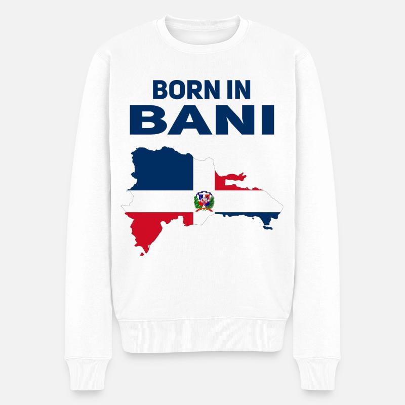 Bani - Pull Premium bio Homme - blanc