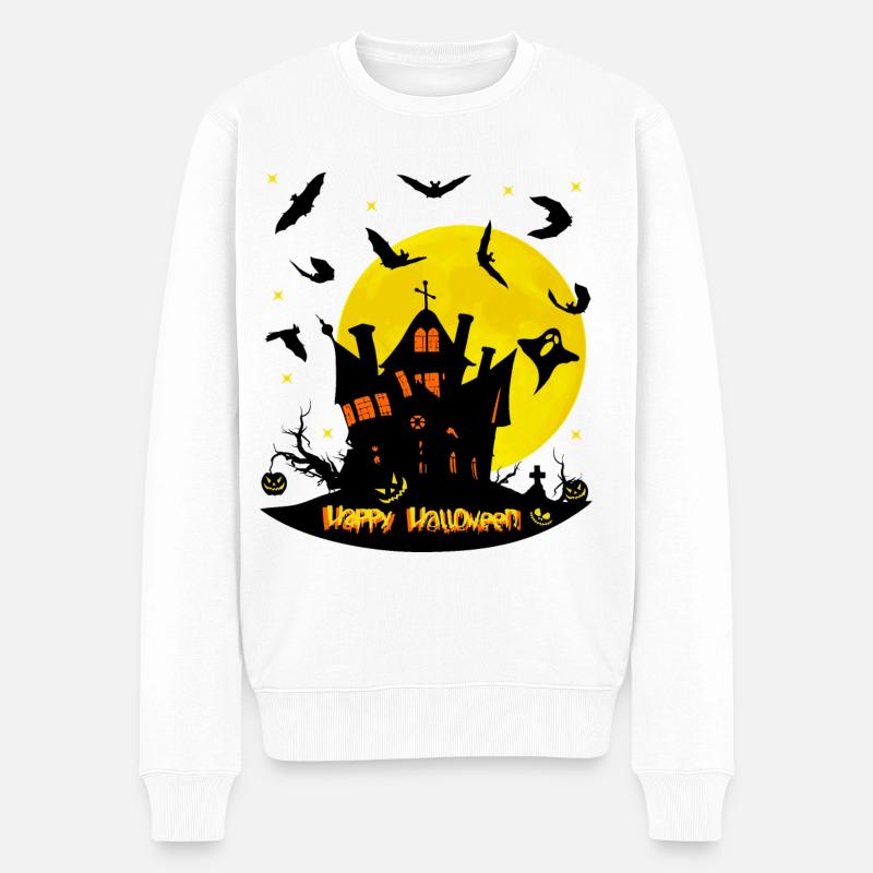 Nuit d'Halloween - Pull Premium bio Homme - blanc