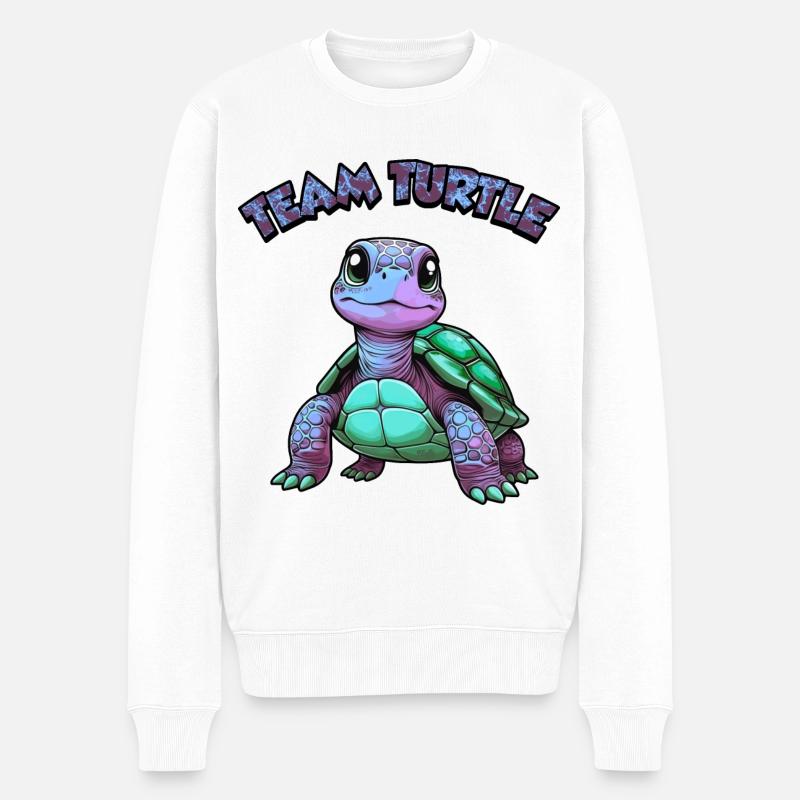 Équipe Tortue - 2 - Pull Premium bio Homme - blanc