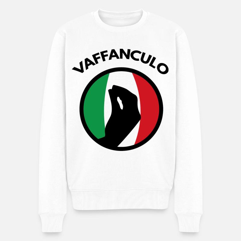 Italie - Pull Premium bio Homme - blanc