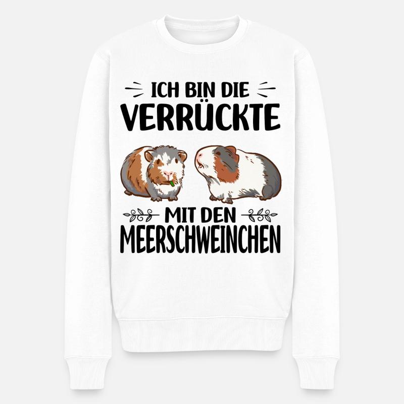 Cobaye - Pull Premium bio Homme - blanc