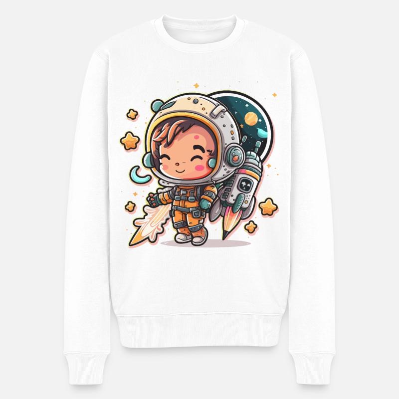 Décollez ! - Pull Premium bio Homme - blanc