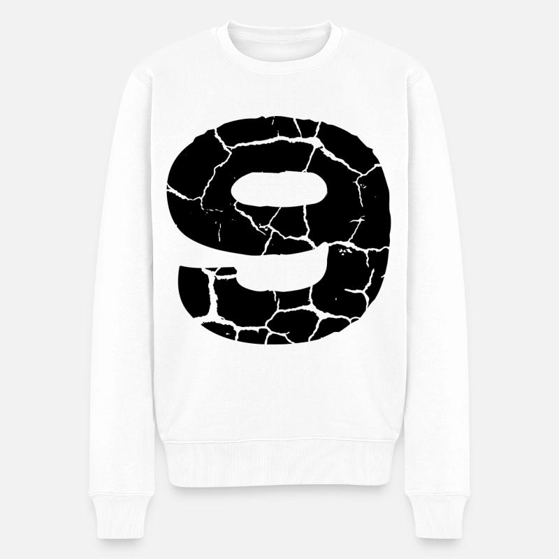 Maillot à 9 chiffres - Pull Premium bio Homme - blanc