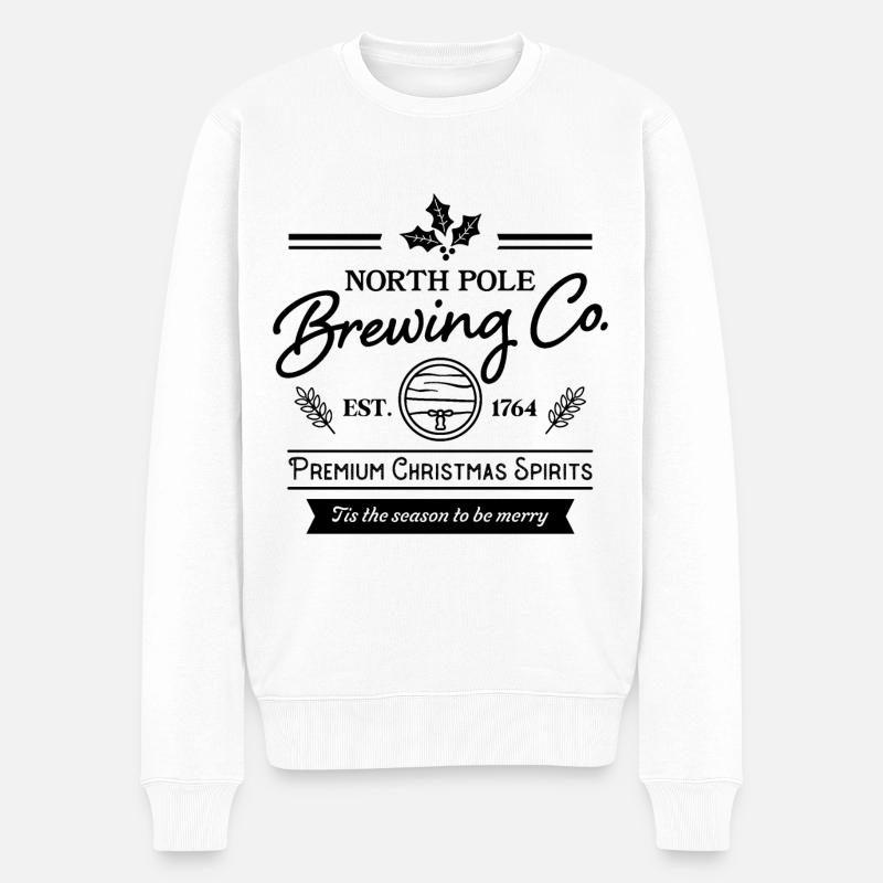 North Pole Brewing Co. - Männer Premium Bio Pullover - Weiß