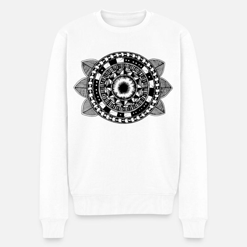 Modèle 13 - Pull Premium bio Homme - blanc