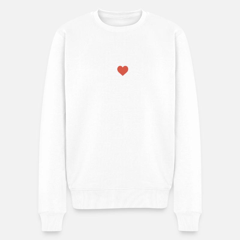 J'aime papa / j'aime papa papa - Pull Premium bio Homme - blanc
