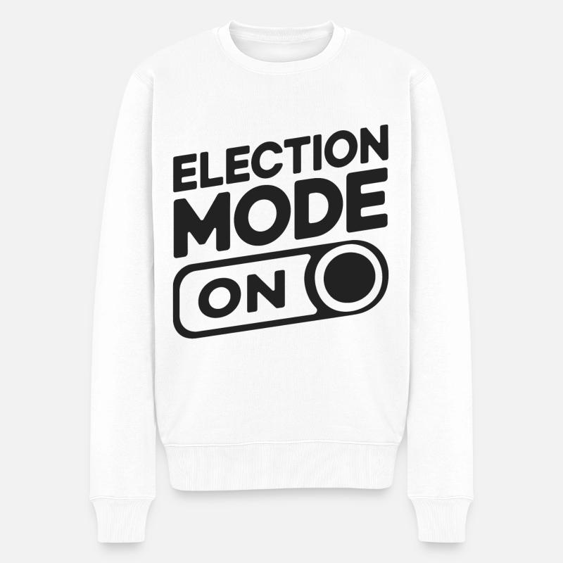 Mode électoral activé - Pull Premium bio Homme - blanc