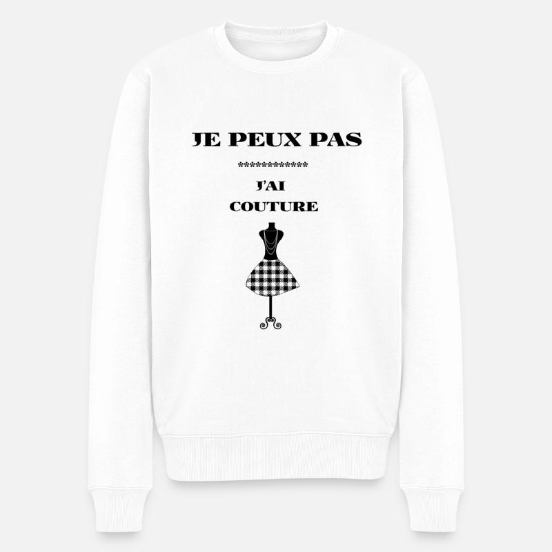 Je peux pas - Pull Premium bio Homme - blanc