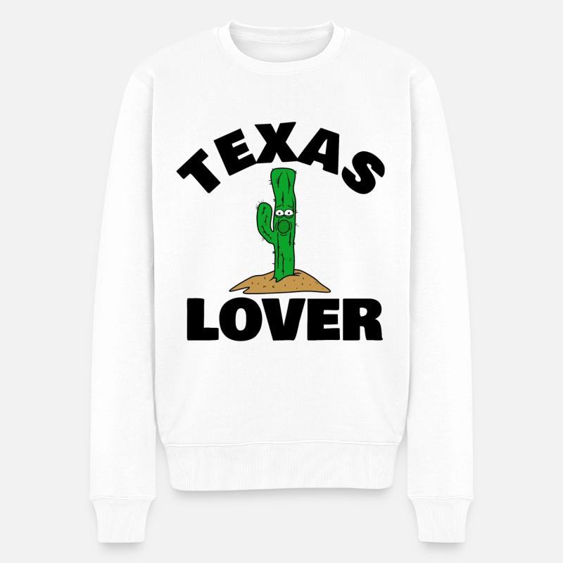 Amant du Texas - Pull Premium bio Homme - blanc