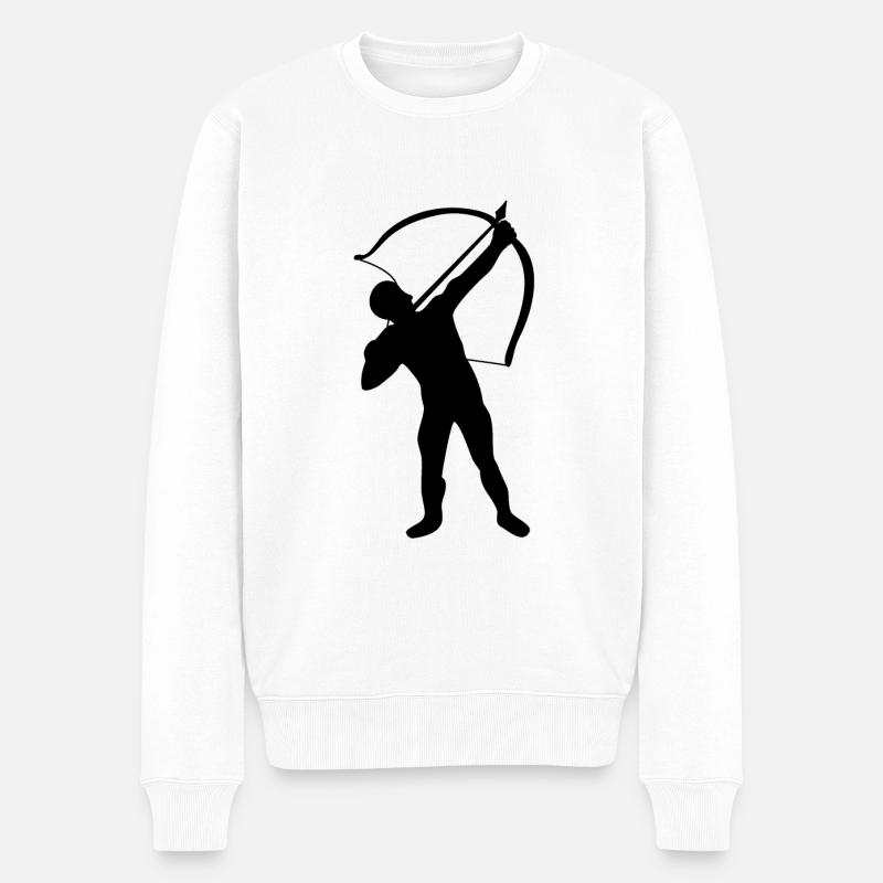 Archer - Pull Premium bio Homme - blanc