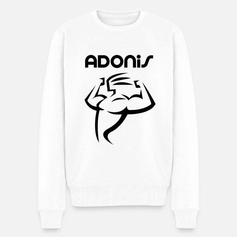 Adonis - Pull Premium bio Homme - blanc