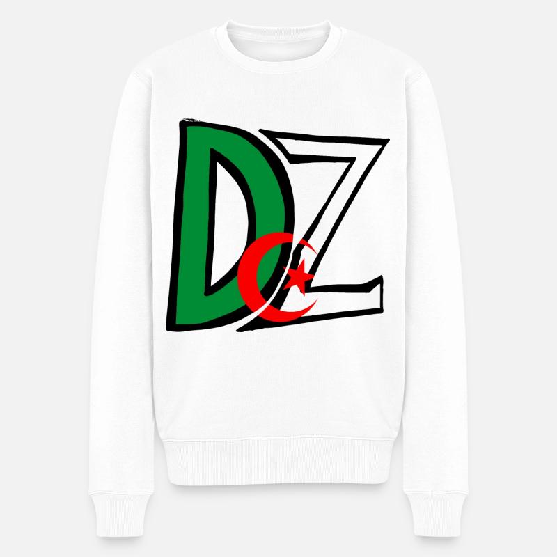Dz Algérie - Pull Premium bio Homme - blanc