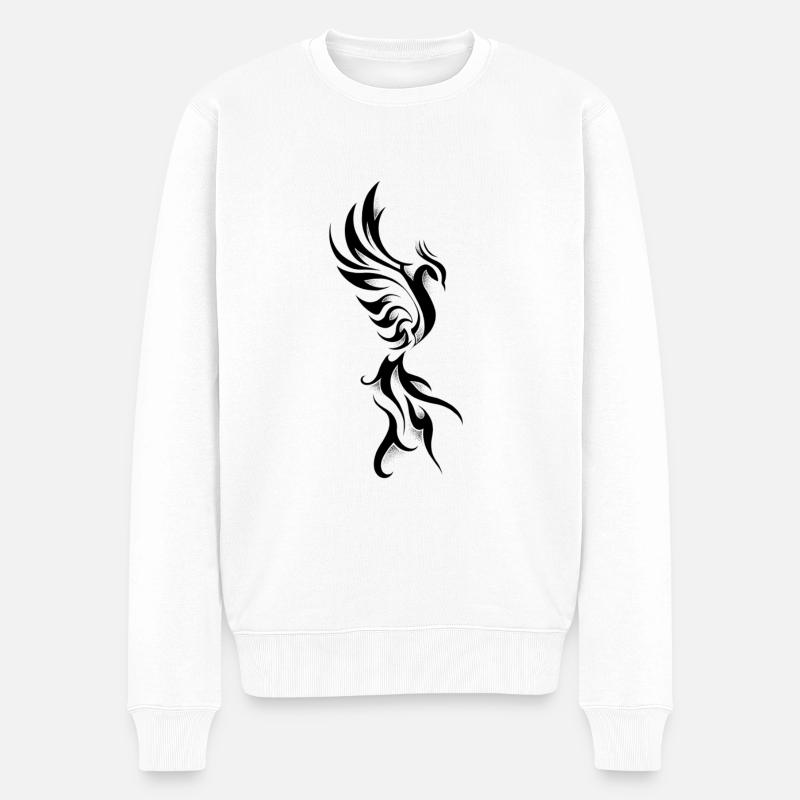 Phénix tribal - Pull Premium bio Homme - blanc