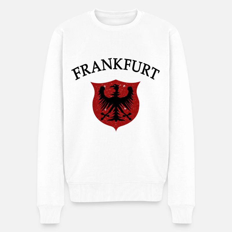 Francfort - Pull Premium bio Homme - blanc