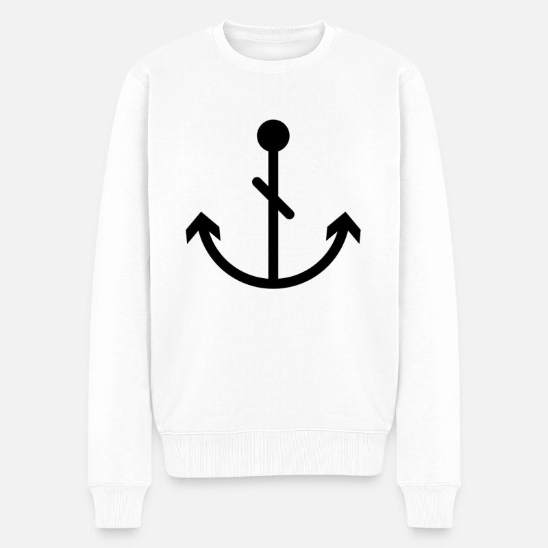 Ancre - Pull Premium bio Homme - blanc