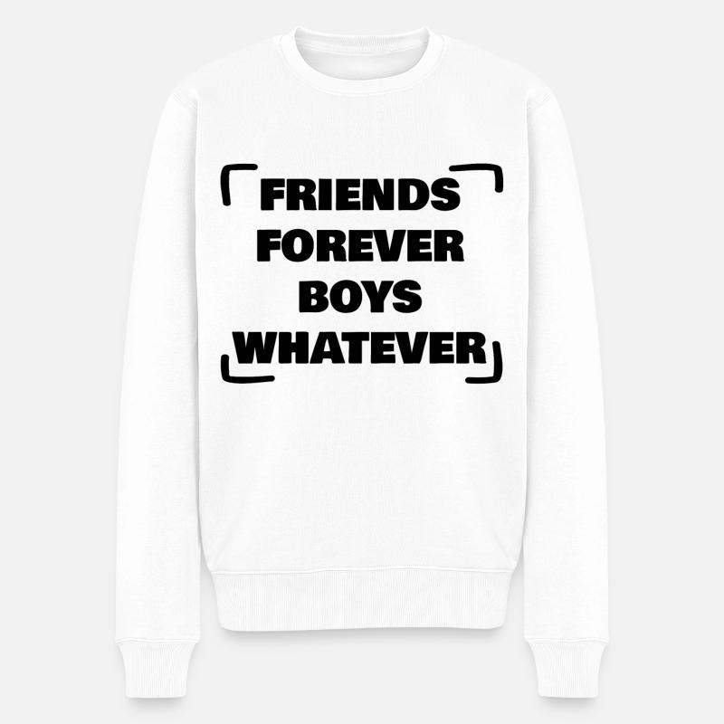 LES MEILLEURS AMIS CERCLE D’AMIS - Pull Premium bio Homme - blanc