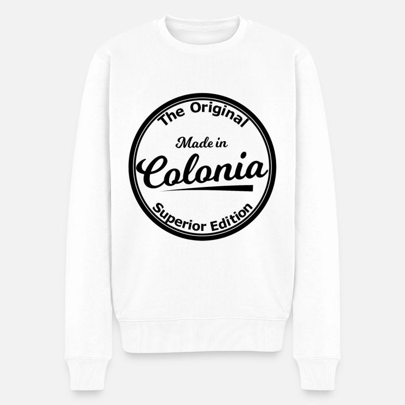 Né à Cologne - Pull Premium bio Homme - blanc