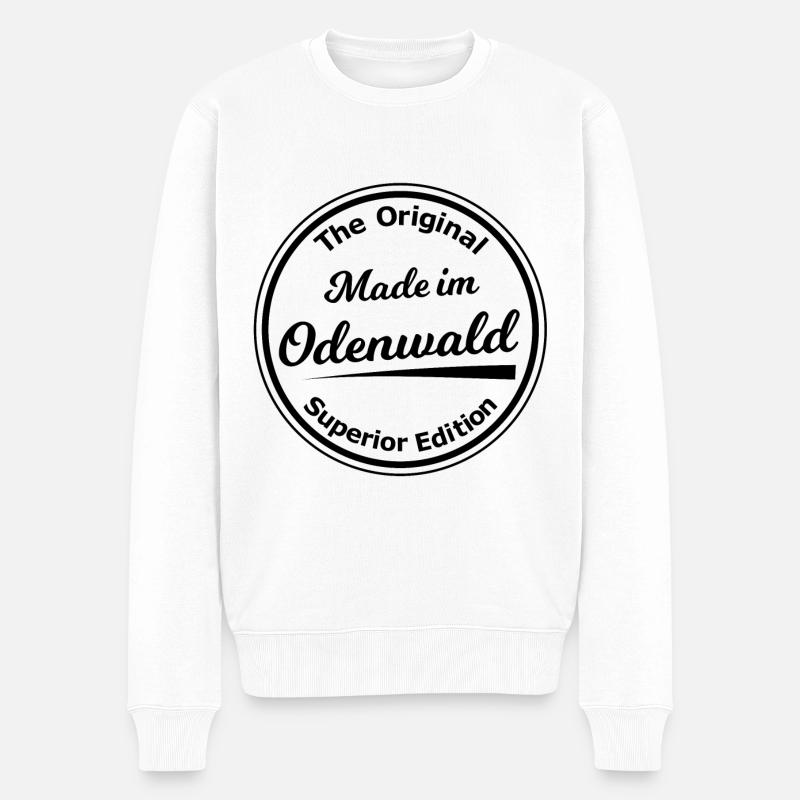 Die Odenwälder - Männer Premium Bio Pullover - Weiß