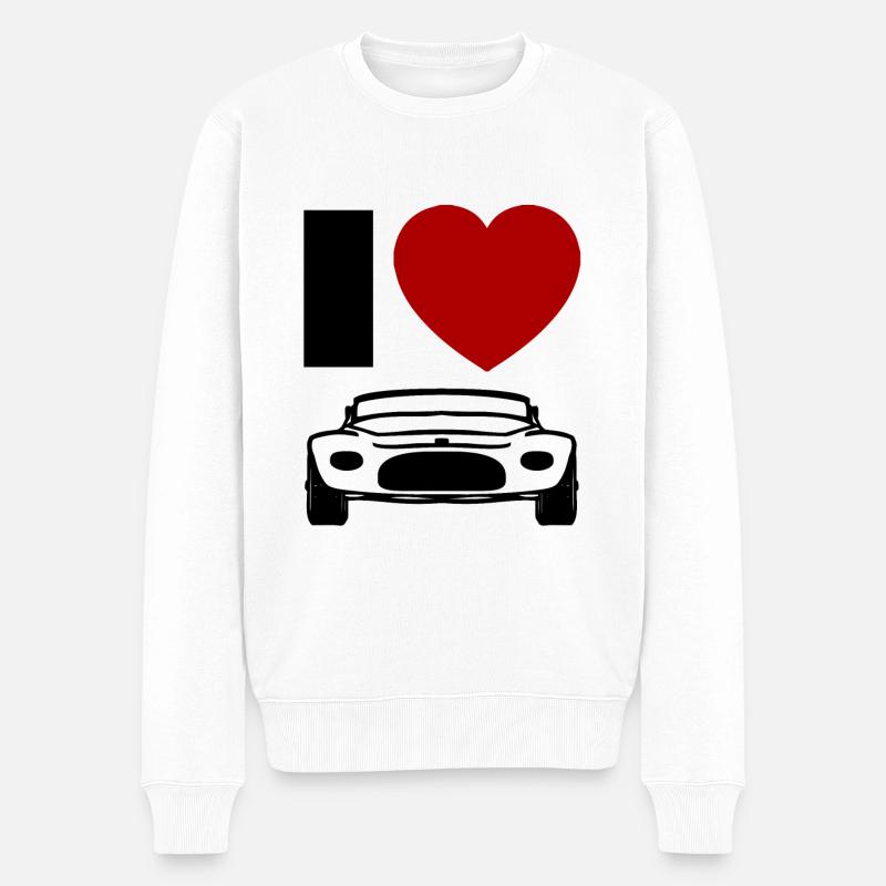 Amour de voiture - Pull Premium bio Homme - blanc