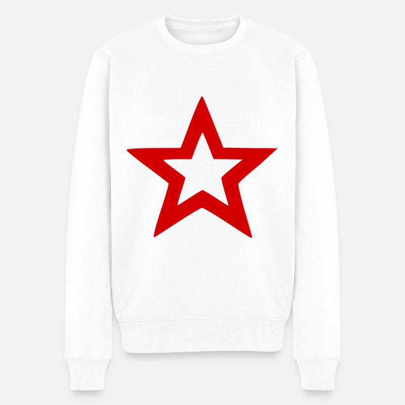 L’étoile polonaise du ciel - Pull Premium bio Homme - blanc