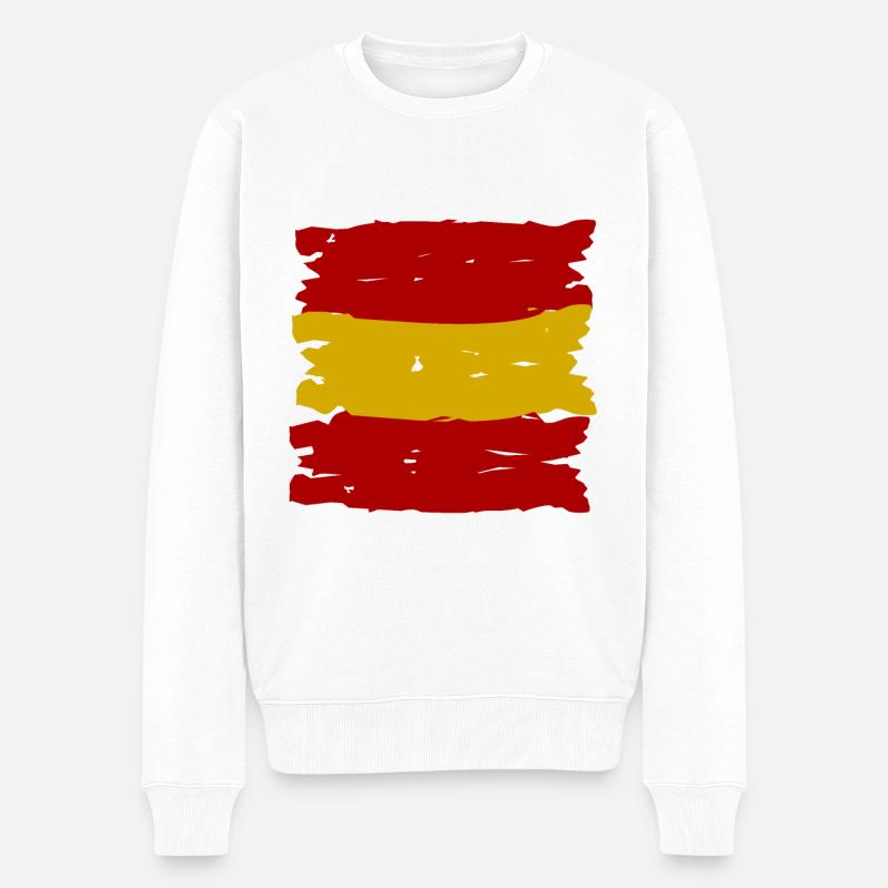 L’équipe espagnole - Pull Premium bio Homme - blanc