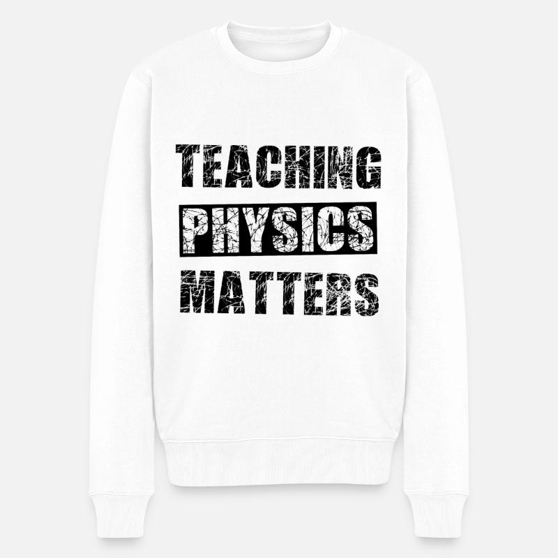 École et technologie - Pull Premium bio Homme - blanc