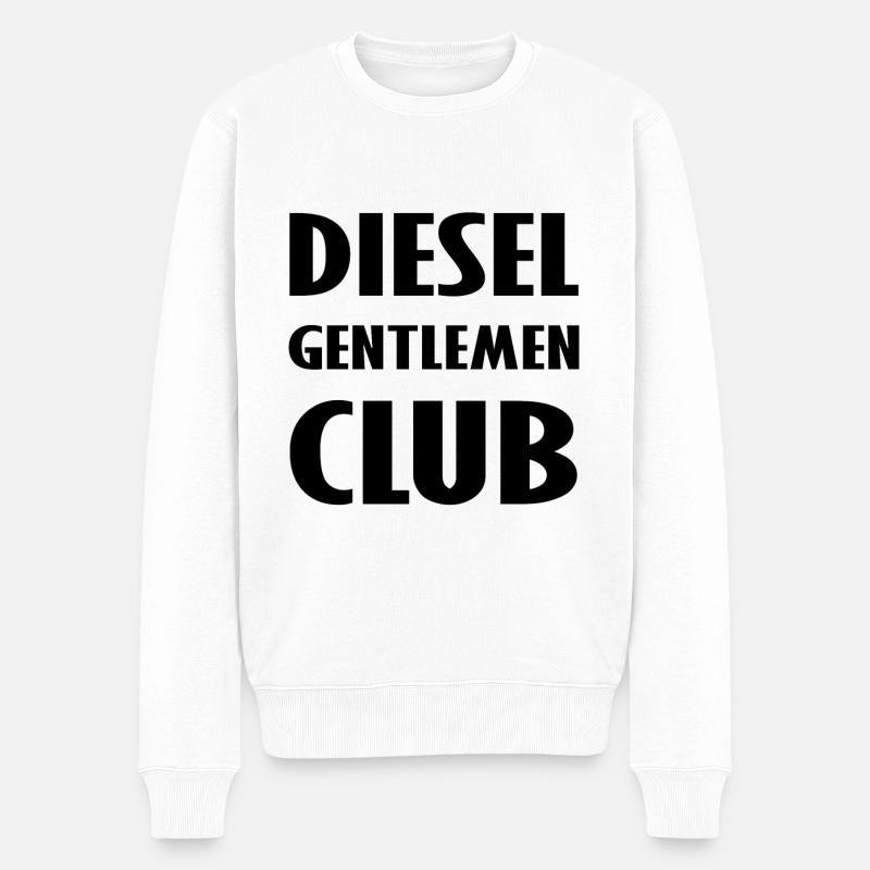 Autofahrer Club - Männer Premium Bio Pullover - Weiß