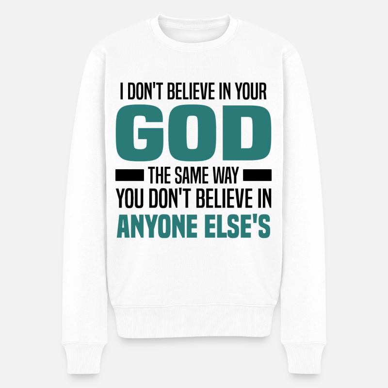 Athéisme - Pull Premium bio Homme - blanc