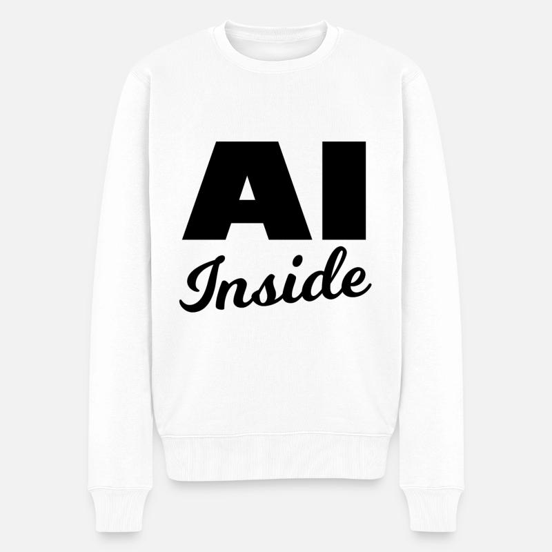 Die Cyber Profis - Männer Premium Bio Pullover - Weiß