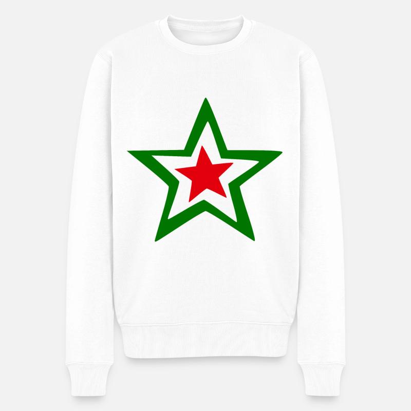 L’étoile italienne dans le ciel - Pull Premium bio Homme - blanc