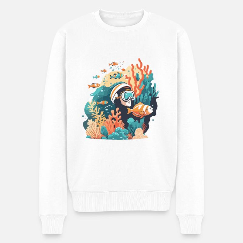 Game On: Jeu vidéo amusant - Pull Premium bio Homme - blanc