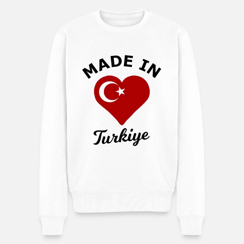 Chez soi en Turquie - Pull Premium bio Homme - blanc