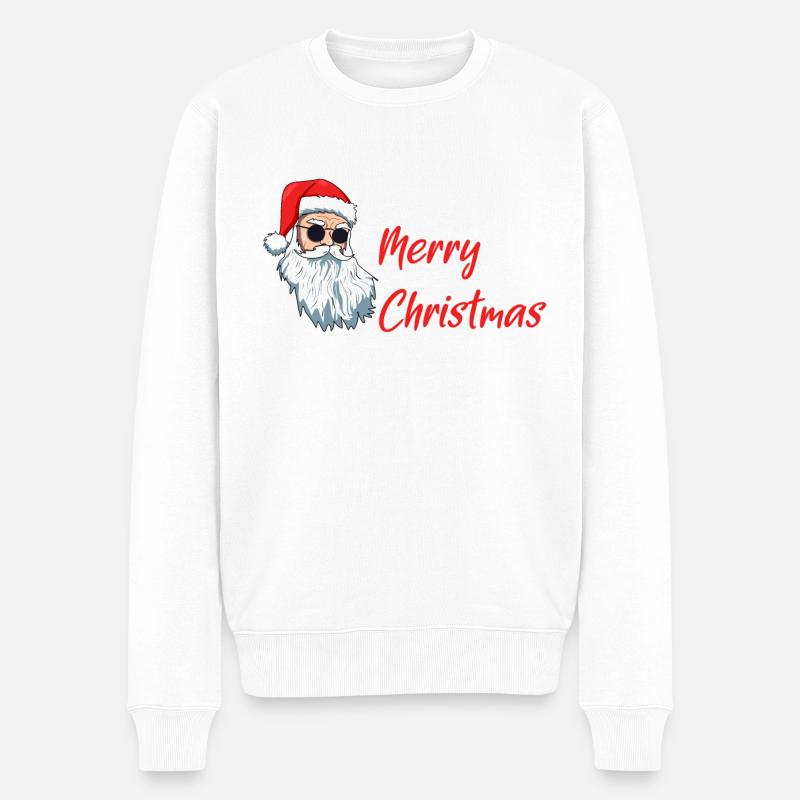 Joyeux Noël - Pull Premium bio Homme - blanc