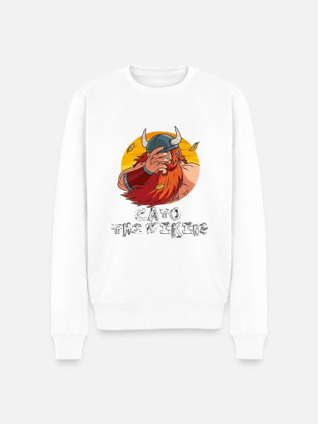 FacePalm Viking - Men's Premium Organic Jumper - white