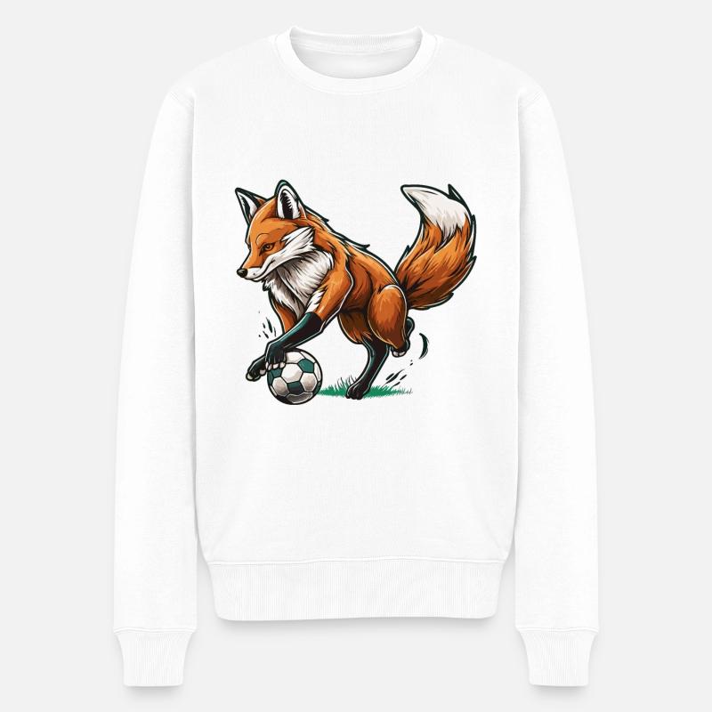 Attaquant rusé - Pull Premium bio Homme - blanc