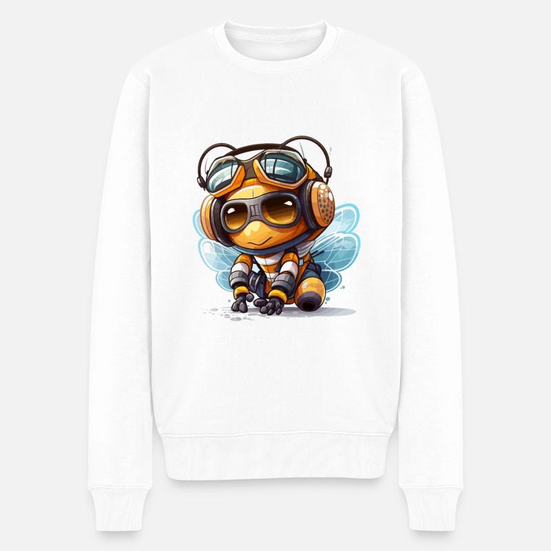 Summender Champion - Männer Premium Bio Pullover - Weiß
