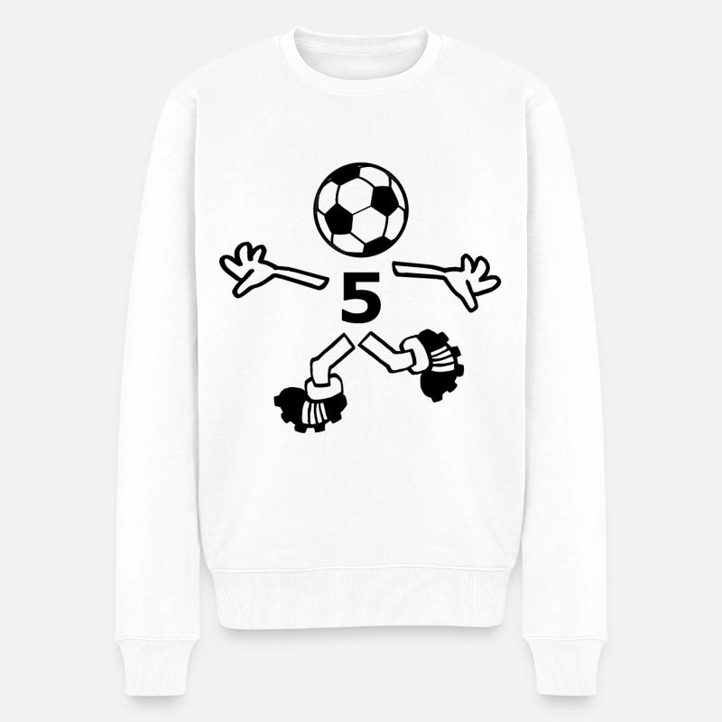 Numéro 5 - Pull Premium bio Homme - blanc