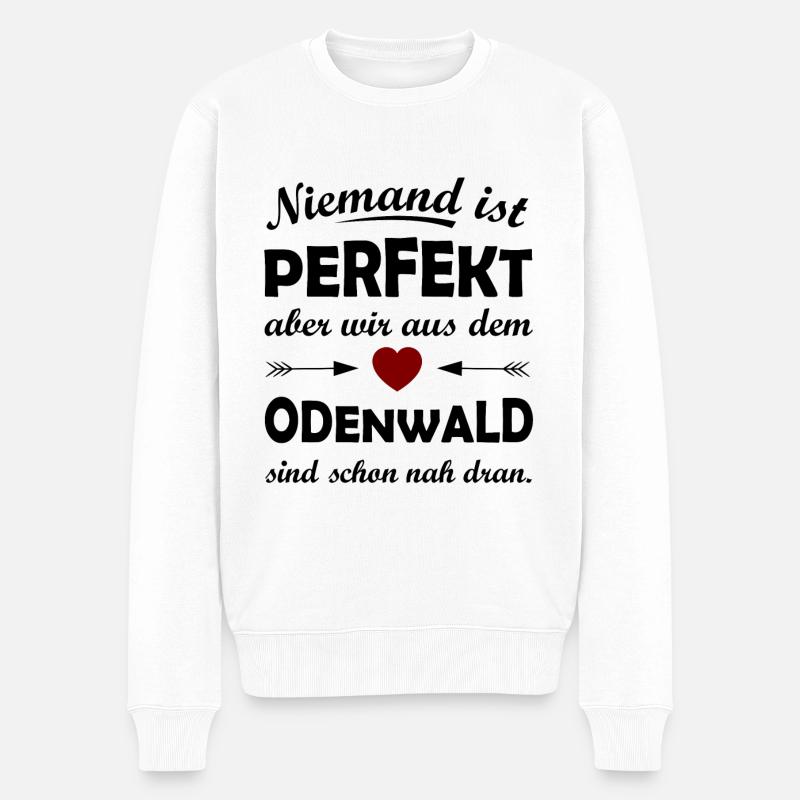 Die tollen Odenwälder - Männer Premium Bio Pullover - Weiß