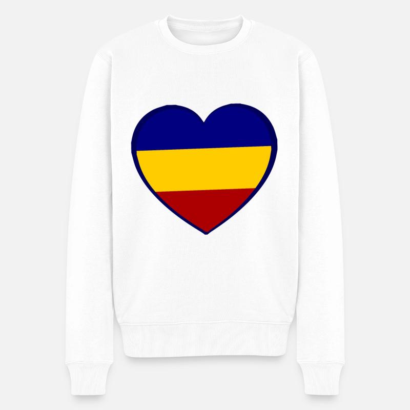 Amour roumain - Pull Premium bio Homme - blanc