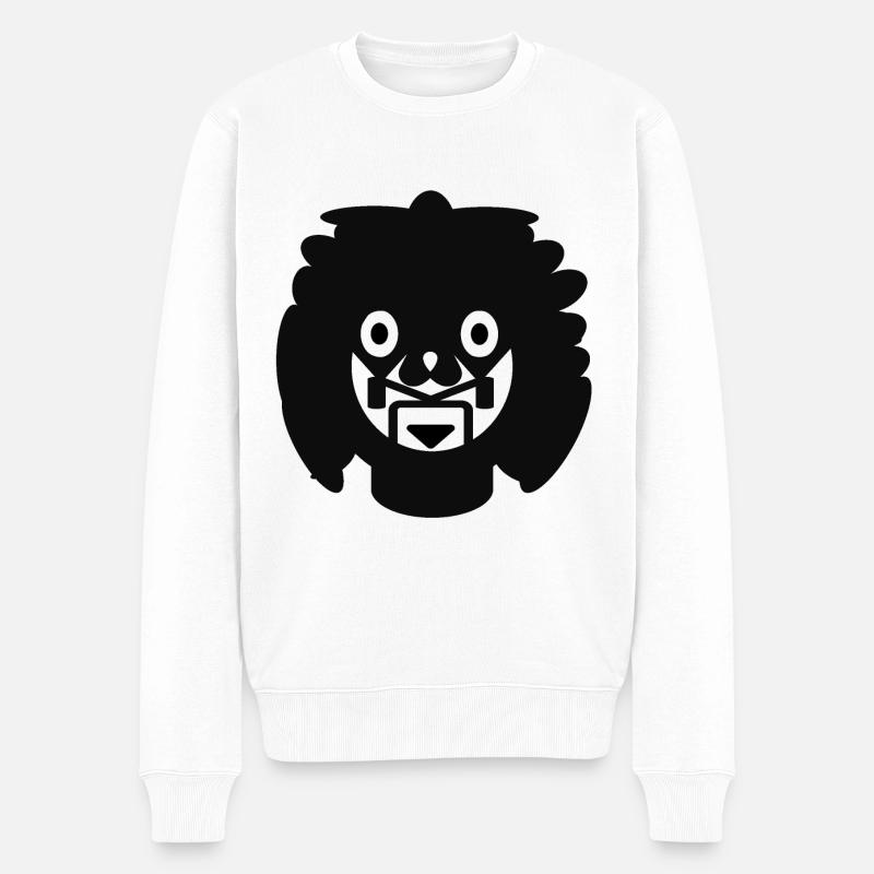 Le nom est Panic - Pull Premium bio Homme - blanc